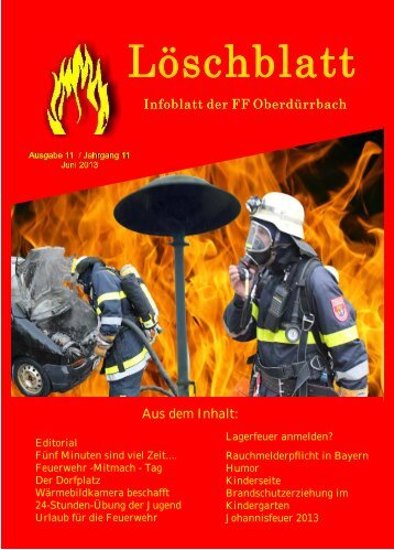 Aus dem Inhalt: - Freiwillige Feuerwehr OberdÃ¼rrbach