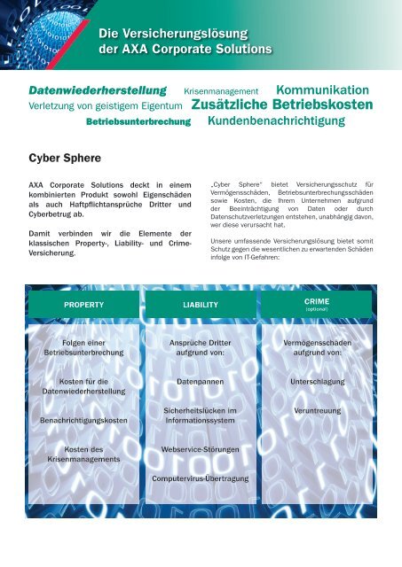 Cyber Sphere - AXA Corporate Solutions