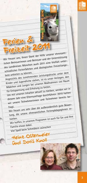 Ferien & Freizeit 2011 - Kreisjugendring München Land