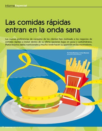 Las comidas rÃ¡pidas entran en la onda sana - Catering.com.co