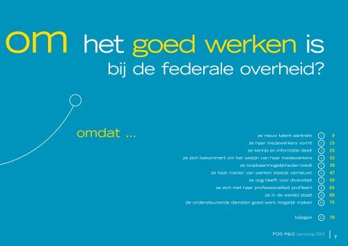 waar het goed werken is ... - Fedweb - Federale Portaalsite