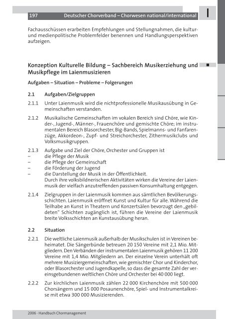 CHORMANAGEMENT HANDBUCH