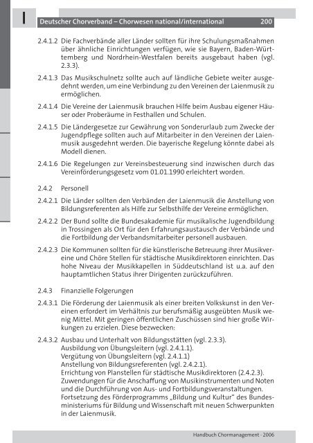 CHORMANAGEMENT HANDBUCH