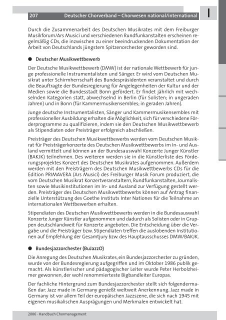 CHORMANAGEMENT HANDBUCH