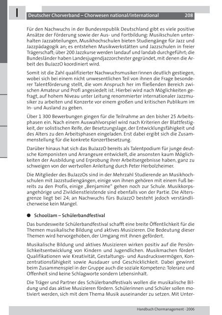 CHORMANAGEMENT HANDBUCH