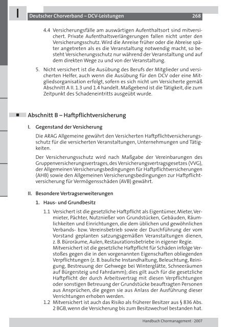 CHORMANAGEMENT HANDBUCH