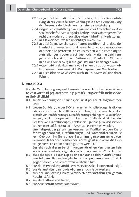 CHORMANAGEMENT HANDBUCH