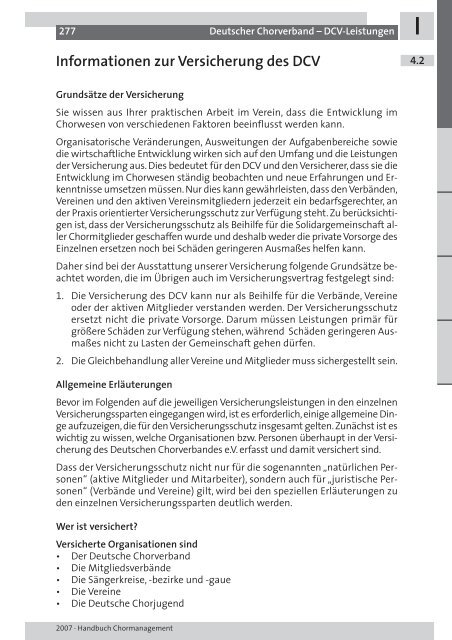 CHORMANAGEMENT HANDBUCH