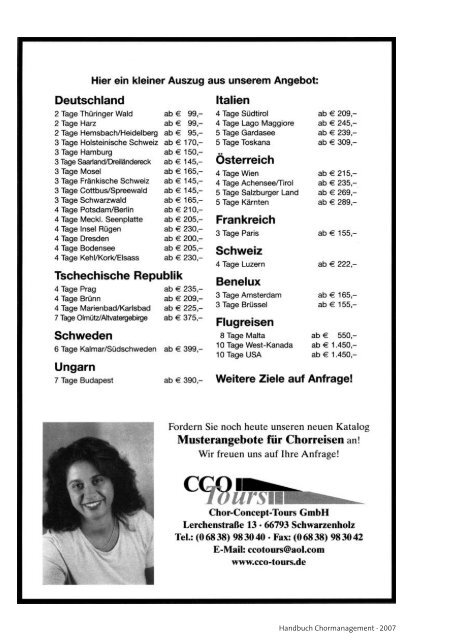 CHORMANAGEMENT HANDBUCH