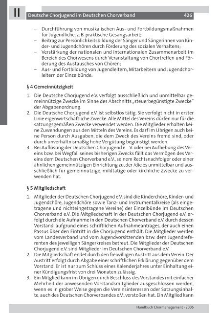 CHORMANAGEMENT HANDBUCH