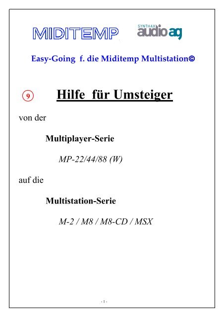 Multistation - MidiSpecial