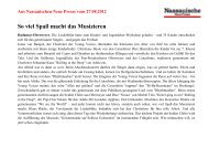 Aus Nassauischen Neue Presse vom 10.02.2012 von K.