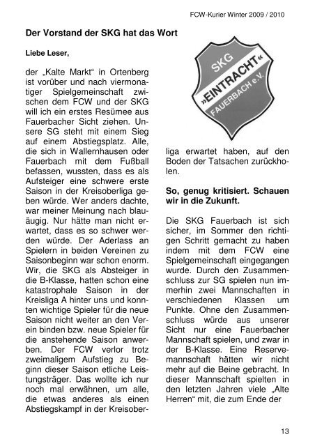 Download von Heft 2009 / 5 - fcw-kurier.de