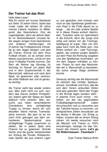 Download von Heft 2009 / 5 - fcw-kurier.de