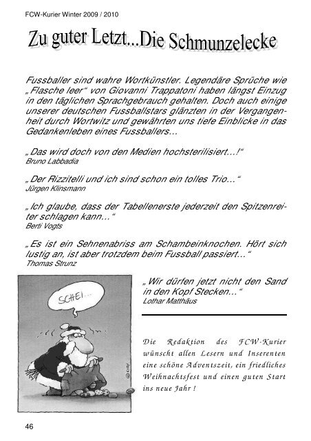 Download von Heft 2009 / 5 - fcw-kurier.de