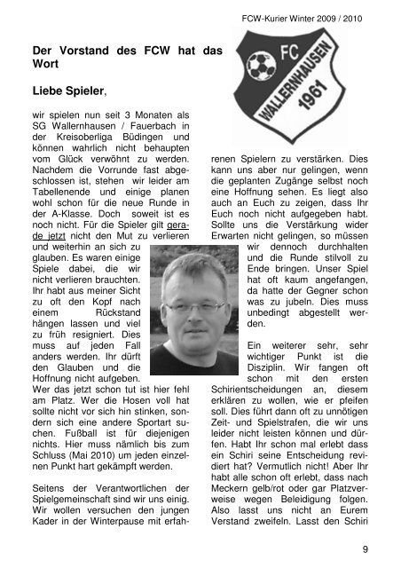 Download von Heft 2009 / 5 - fcw-kurier.de