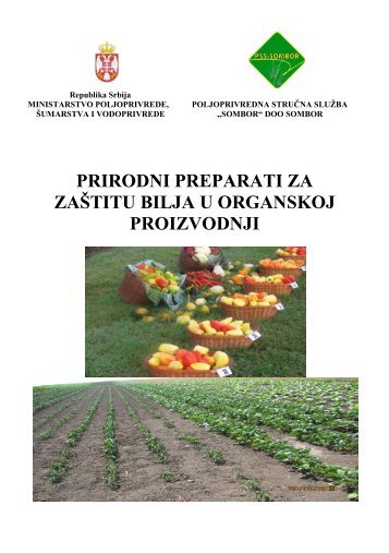 Prirodni preparati za zastitu bilja u organskoj ... - savetodavstvo