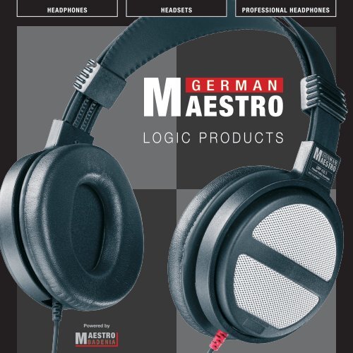 HEADSETS PROFESSIONAL HEADPHONES germanmaestro