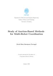 Study of Auction-Based Methods for Multi-Robot ... - ISR-Coimbra