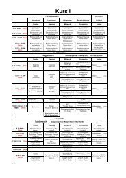 Stundenplan 2011-2012 - Freie Landbauschule Bodensee