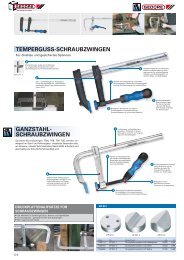 TEMPERGUSS-SCHRAUBZWINGEN GANZSTAHL ...