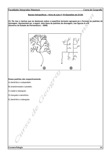 Geomorfologia - Simonsen