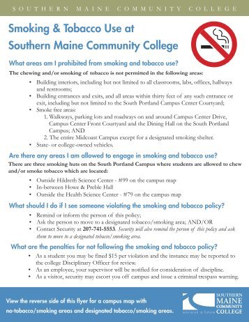 Smoking Policy Map.indd - Southern Maine Community College