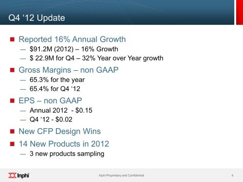 Inphi Customer Corporate Overview