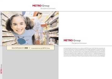 Gesch äftsbericht 2002 - METRO Group