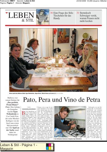 Pato, Pera und Vino de Petra - Mickie Krause