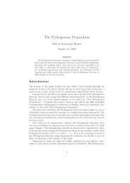 The Pythagorean Proposition - CUMC
