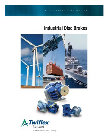 Twiflex industrial disc brakes