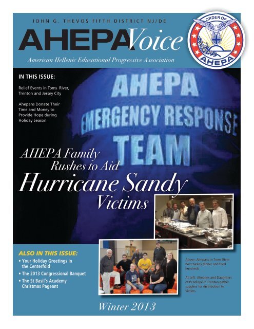 Hurricane Sandy - AHEPA District 5