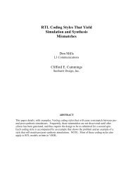 RTL Coding Styles That Yield Simulation and Synthesis Mismatches