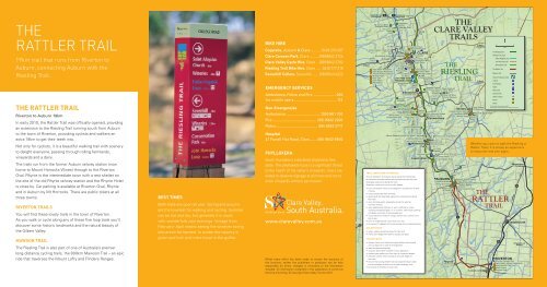 Clare Valley Riesling and Rattler Trail - South Australia