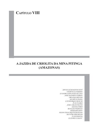 A JAZIDA DE CRIOLITA DA MINA PITINGA (AMAZONAS) - ADIMB