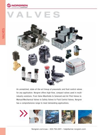 VALVES - Norgren Pneumatics. Motion Control Equipment, Fluid ...