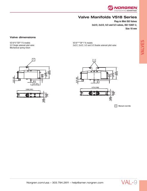 VALVES - Norgren Pneumatics. Motion Control Equipment, Fluid ...