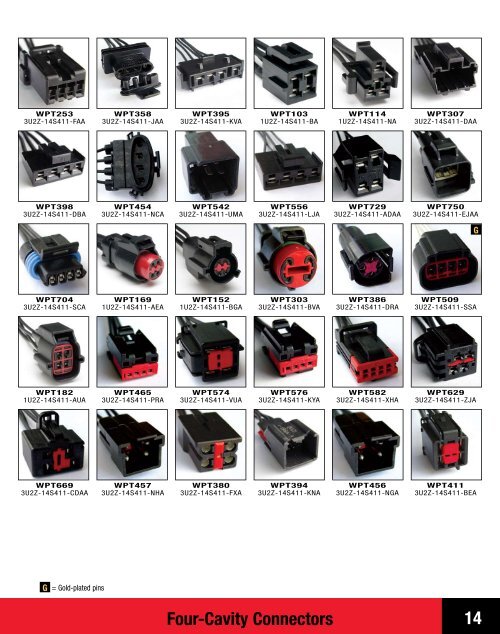 Four-Cavity Connectors 14