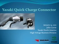 Yazaki Quick Charge Connector - CHAdeMO