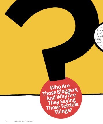 Who Are Those Bloggers, And Why Are They Saying Those Terrible ...