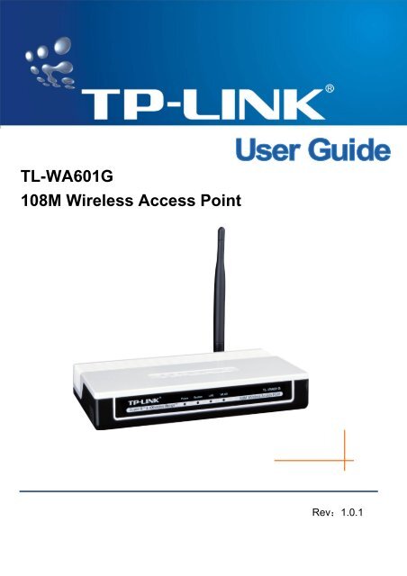 TL-WA601G 108M Wireless Access Point