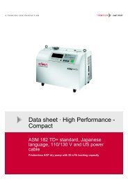 Data sheet Â· High Performance - Compact ASM 182 TD+ standard ...