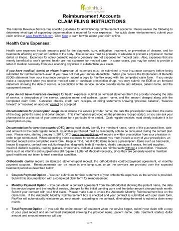 mra reimbursement form mra and or hcsa claim for mra reimbursement form mra and or hcsa claim for