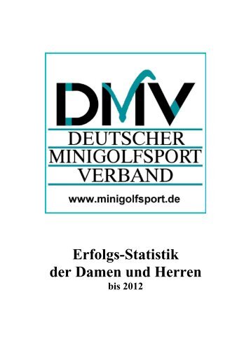 Minigolf - Deutscher Minigolfsport Verband