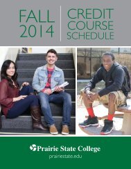 GET YOUR DEGREE - Prairie State College