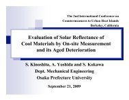 Evaluation of Solar Reflectance of Cool Materials by On-site ...