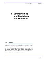 5 Strukturierung und Gestaltung des Produktes