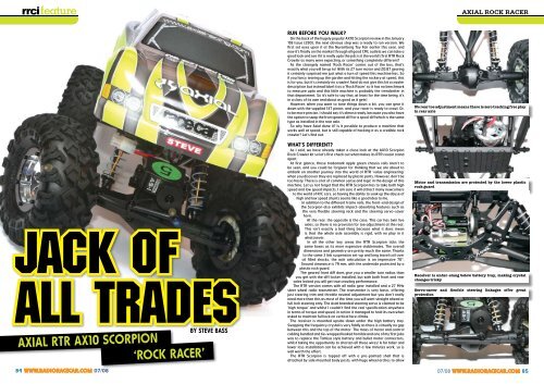 Axial AX10 Scorpion RTR reviewed in RRCi - CML Distribution