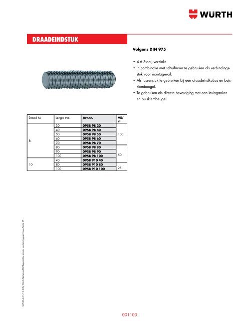 15. sanitair leveringsprogramma - WÃ¼rth Nederland